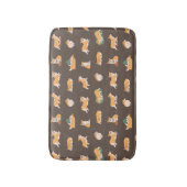 Tapis De Bain Corgi joyeux (Devant (Vertical))