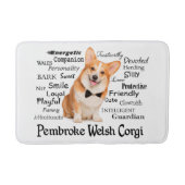 Tapis De Bain Corgi Traits (Devant)
