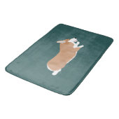 Tapis de bain Corgi volant (Angle)