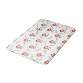 Tapis De Bain Corgis à Santa Hats Motif de Noël (Angle)