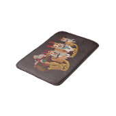 Tapis De Bain Corgis de Noël (Angle)