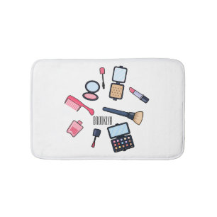 Tapis De Bain Cosmétique / maquillage illustration