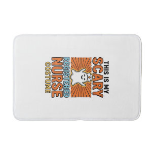 Tapis De Bain Costume d'infirmière diplômée effrayant Halloween
