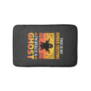 Tapis De Bain Costume Humain Halloween Fantôme Vintage