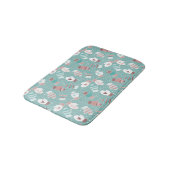 Tapis De Bain Cosy hiver Noël Mittens Motif à Mint (Angle)