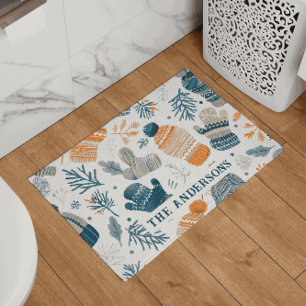 Tapis De Bain Cosy hiver saisonnier élégant hiver Wonderland