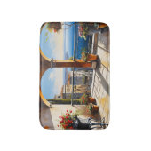 Tapis De Bain Côte Méditerranéenne Balcon Italien (Devant (Vertical))