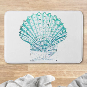Tapis De Bain coteau turquoise couleur bleu mermaid