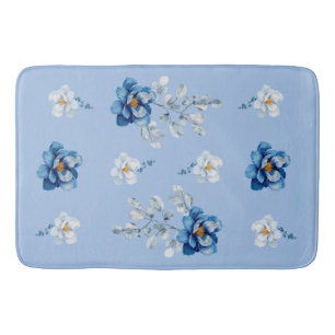 Tapis De Bain Coton bleu Magnolia