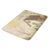 Tapis De Bain Cottage fleuri/printanier (Angle)