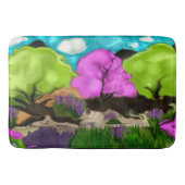 Tapis De Bain Cotton Candy Art Abstrait (Devant)