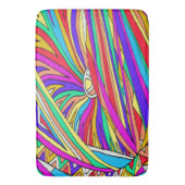 Tapis De Bain Coucher de soleil Abstrait (devant Vertical)