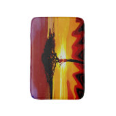 Tapis De Bain Coucher de soleil africain Safari (Devant (Vertical))