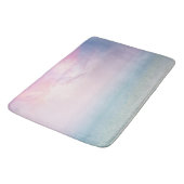 Tapis De Bain Coucher de soleil de plage calme (Angle)
