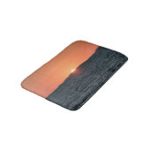Tapis De Bain Coucher de soleil de plage tropical (Angle)