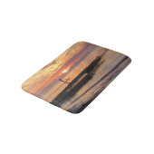 Tapis de bain Coucher de soleil et Surfboarding (Angle)