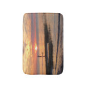 Tapis de bain Coucher de soleil et Surfboarding (Devant (Vertical))
