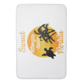 Tapis De Bain Coucher de soleil mignon en Floride (devant Vertical)