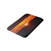 Tapis De Bain Coucher de soleil orange intense (Angle)