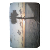 Tapis De Bain Coucher de soleil sur la plage (devant Vertical)