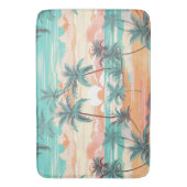 Tapis De Bain Coucher de soleil sur une plage tropicale (devant Vertical)