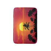 Tapis De Bain Coucher de soleil tropical (Devant (Vertical))
