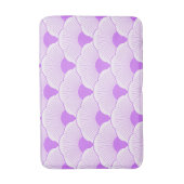 Tapis De Bain Coucher de soleil, violet tonique, texture béton (Devant (Vertical))