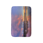 Tapis De Bain Coucher du soleil en cristal de pilier (Devant (Vertical))