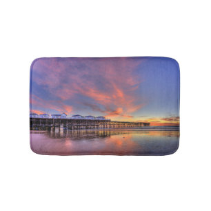 Tapis De Bain Coucher du soleil en cristal de pilier