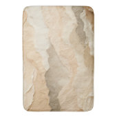 Tapis De Bain Couches à déchirure texturées naturelles (devant Vertical)