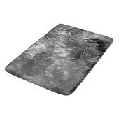Tapis De Bain Couches de cristaux gris (Angle)