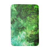 Tapis De Bain Couches de cristaux verts (Devant (Vertical))