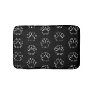 Tapis De Bain Coucou à la ligne blanche de l'Amoureux des chien