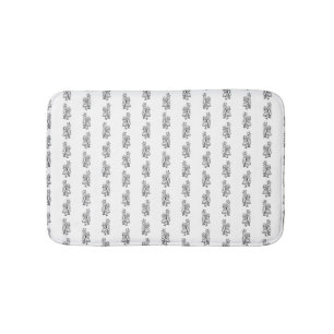 Tapis De Bain Couleur ARRIÈRE - PLAN sur mesure pour le lapin bl