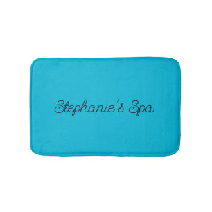 Tapis De Bain Couleur de tendance - Vivid Cyan Spa Mat