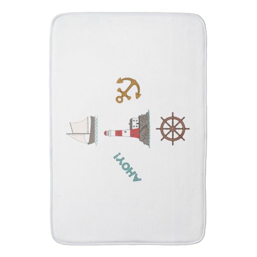 Tapis De Bain Couleur Design (devant Vertical)