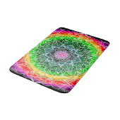 Tapis De Bain Couleur éclater Rainbow Prism Mandala (Angle)