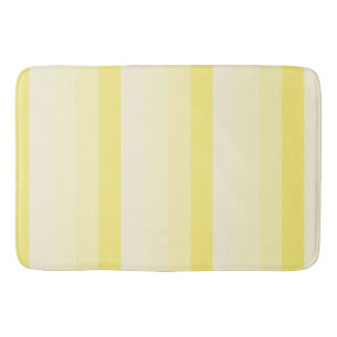 Tapis De Bain Couleur Modèle Jaune Blanc Tendance