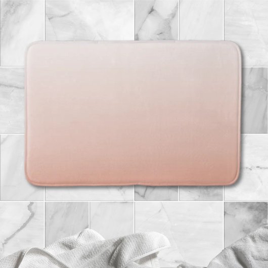 Tapis De Bain couleur pastel printanier rose pâle