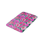 Tapis De Bain Couleur rose (Angle)