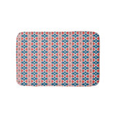 Tapis De Bain Couleur rouge, bleue et blanche (Devant)