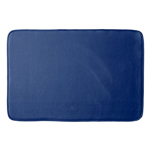 Tapis De Bain Couleur solide bleue royale (Devant)