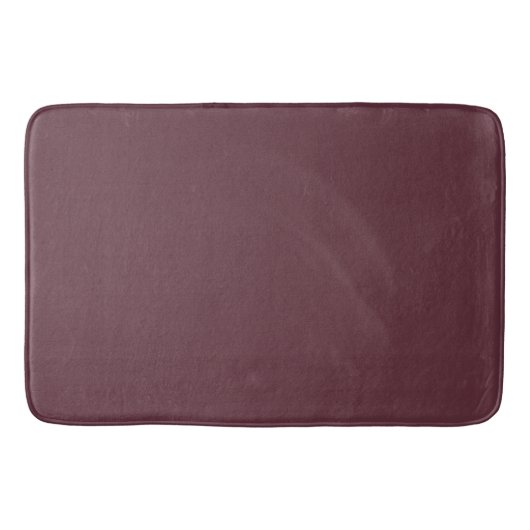 Tapis De Bain Couleur solide bordeaux (Devant)