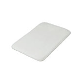 Tapis De Bain Couleur solide dentelle Chantilly (Angle)