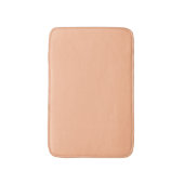 Tapis De Bain Couleur solide Fuzz Peach (Devant (Vertical))