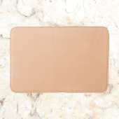 Tapis De Bain Couleur solide profonde Peach