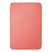 Tapis De Bain Couleur solide rose corail moderne (devant Vertical)