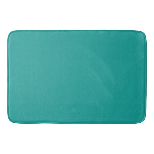 Tapis De Bain Couleur solide turquoise (Devant)