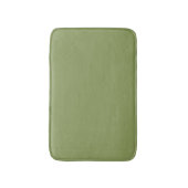 Tapis De Bain Couleur solide vert mousse (Devant (Vertical))