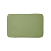 Tapis De Bain Couleur solide vert mousse (Devant)